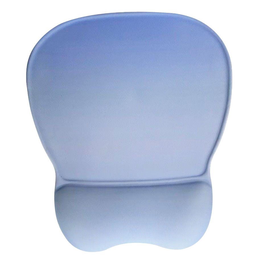 Gradient Blue silicone wrist rest with 20-in-1 electronics cleaning kit - portable multi-functional brush set, ergonomic mouse pad, suitable for office and travel.