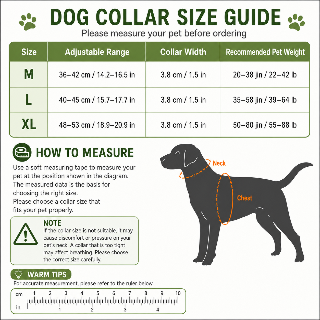 Black Tactical Dog Collar and Bungee Lead Set (M size) - Padded Quick Release Collar with Control Handle and Shock Absorbing Leash for Medium and Large Dogs