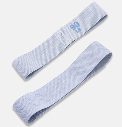 Green and purple 8 Grid Yoga Stretching Strap and 90LB Resistance Band Set for Pilates Workout Adjustable Stretch Band with Numbered Positions Glute Training Exercise Band Fitness Equipment for Yoga Dance Flexibility Training
