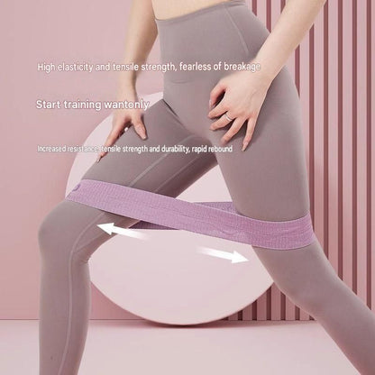 4 Level Resistance Booty Band Set Fabric Glute Bands for Women Hip Training Pilates Yoga Home Workout Lower Body Strength Exercise with 20LB 40LB 60LB 90LB Resistance Levels