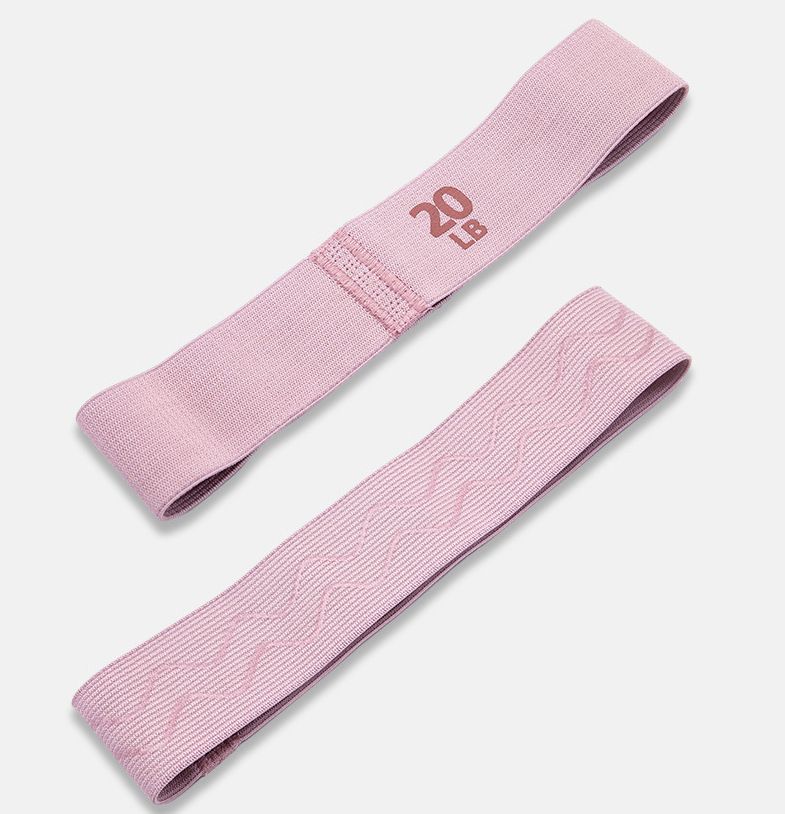 4 Level Resistance Booty Band Set Fabric Glute Bands for Women Hip Training Pilates Yoga Home Workout Lower Body Strength Exercise with 20LB 40LB 60LB 90LB Resistance Levels