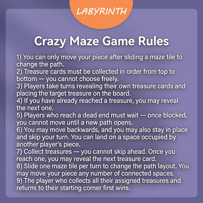 Ghost Maze Board Game Family Strategy Game Interactive Flying Chess Tabletop Puzzle Game with Treasure Hunt Cards Moving Maze Pieces for Home Entertainment Party Activities