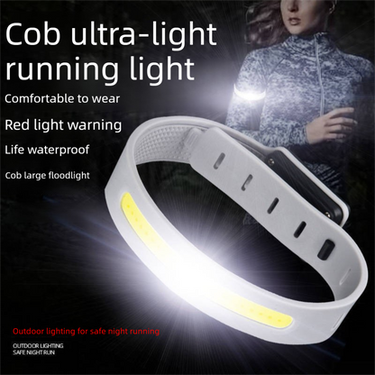 2 Pack Rechargeable Running Lights - USB-C Charging, 3 Lighting Modes, Adjustable Wrist, Ankle and Backpack Safety Lights for Night Running and Cycling