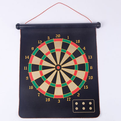 17 Inch Magnetic Dart Board Set -  50 x 42  cm, 3 mm Thick Target with 6 Darts, Compact Indoor Family Game for Home, Parties and Travel