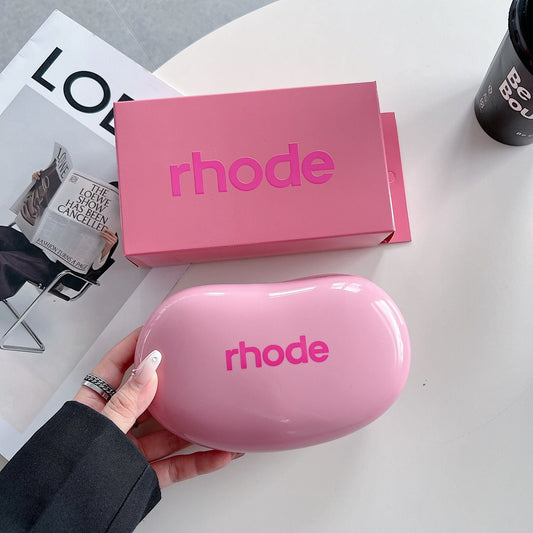 Pink Mini Silicone Cosmetic Pouch with Gift Box - 17 x 10 x 4 cm Soft Shell Lipstick & Earphone Storage Case,  Portable Travel Organiser for Women Handbags