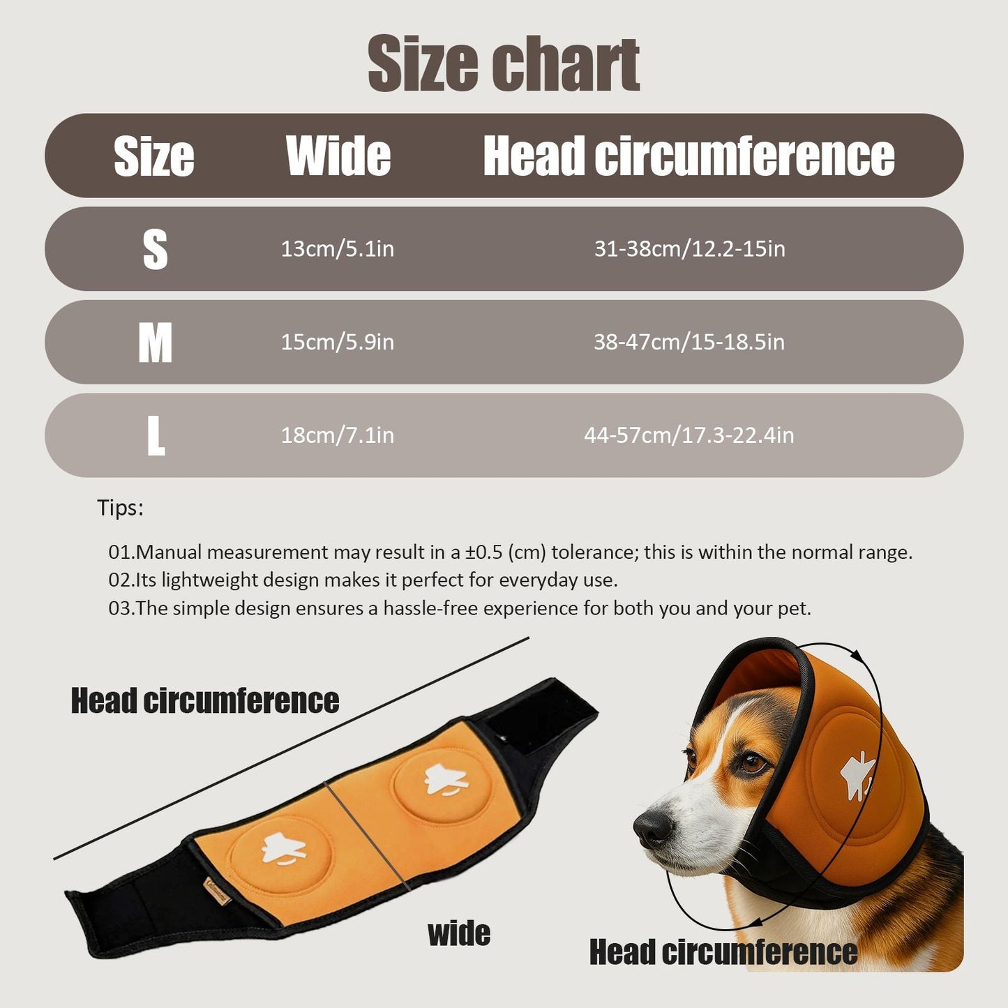 Blue S Size Dog Anxiety Relief Set - Breathable Mesh Calming Vest and Noise Reducing Earmuffs for Dogs, Thunderstorm and Fireworks Stress Support
