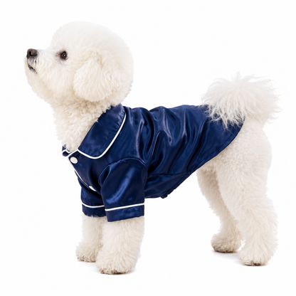 Blue Pet Pyjamas S Size- Lightweight Acrylic Dog and Cat Sleepwear, Compact Indoor Loungewear for Small Pets, Spring and Summer Pet Clothing