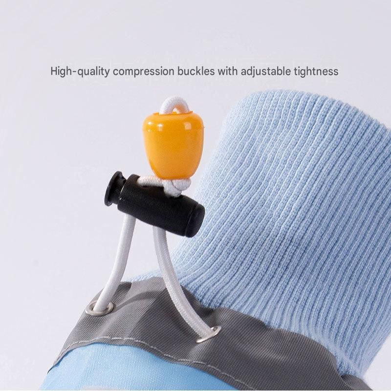 Blue 3XL Size Dog Protective Care Set - Polyester Elbow Sleeve, Adjustable Taffeta Dog Boots with Non-Slip Sole, Breathable Joint Support Clothing and Paw Protection