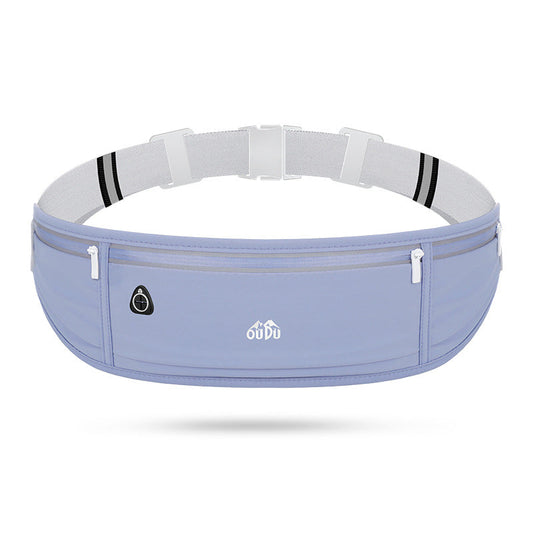 Dark blue Adjustable Running Belt - Fits Large Phones, Reflective, Earphone Port